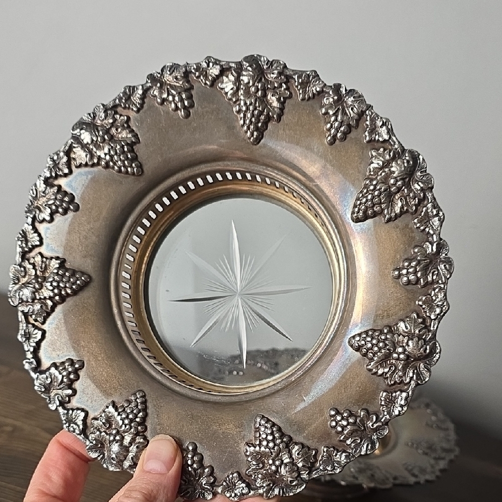Elegant Silver Decorative Plate‎ - Picture 7 of 13